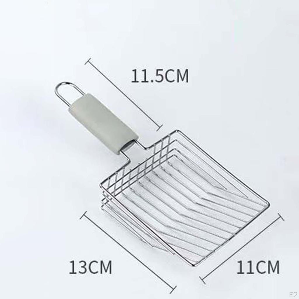 Cat Litter Scooper, Pet Cleaning with Non Slip Handle Lizards Kitten Sand Sifter Substrate