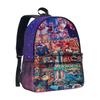 Zootopia School Backpack With 3d Starry Sky Pattern And Large Capacity For Students