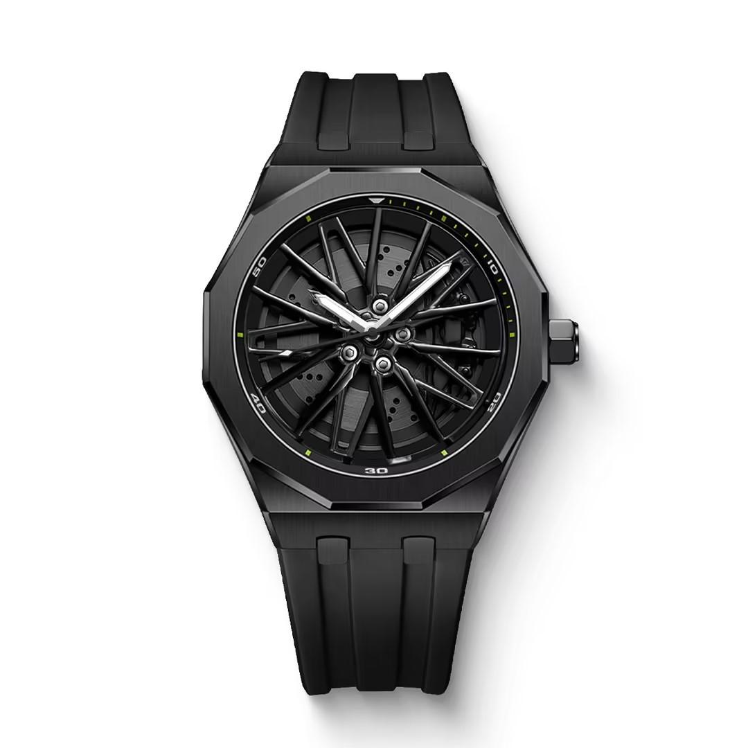 Watch wheel hub turns quartz watch trendy fashion waterproof men s watch