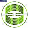 For Kawasaki ER-6N ER6N Motorcycle 17 Inch Front And Rear Wheel Hub Sticker Waterproof Reflective Decorative Rim Stickers Decal