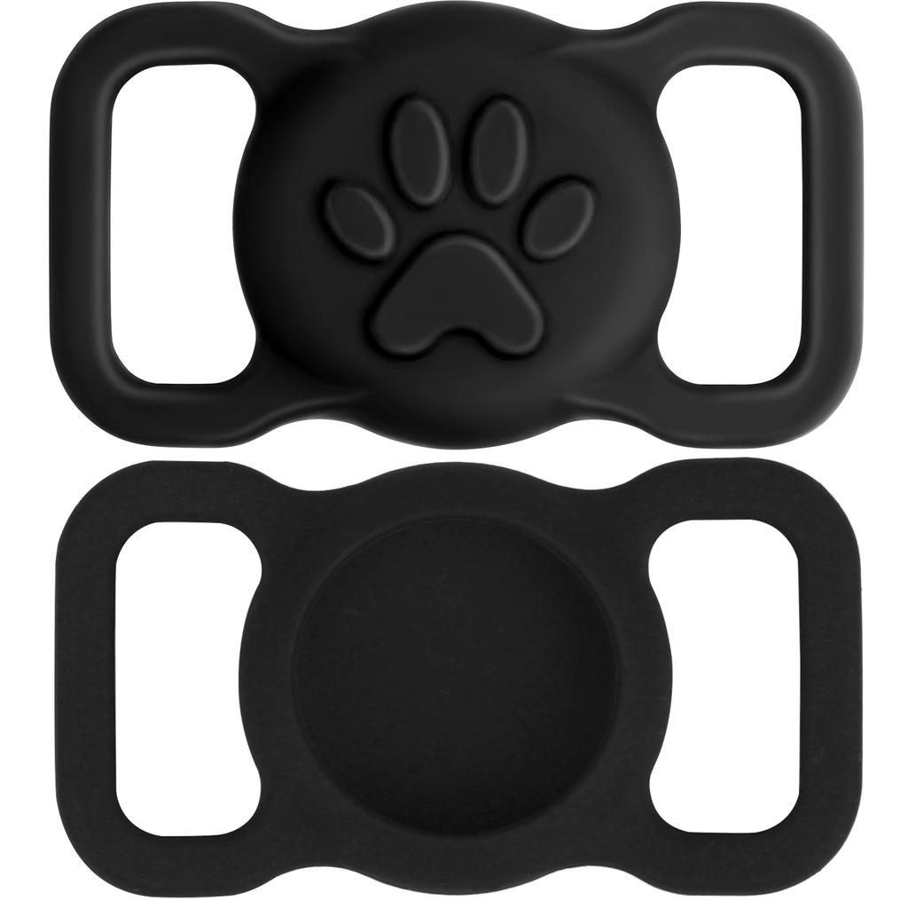 2 Pack Waterproof Silicone Holder Case For Airtag For Dogs And Cats - Scratch-Resistant, Anti-Lost GPS Tracker For Airtag