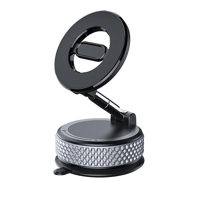 Multifunctional Rotating Folding Magnetic Car Dashboard Mount with Suction Cup for Navigation Devices