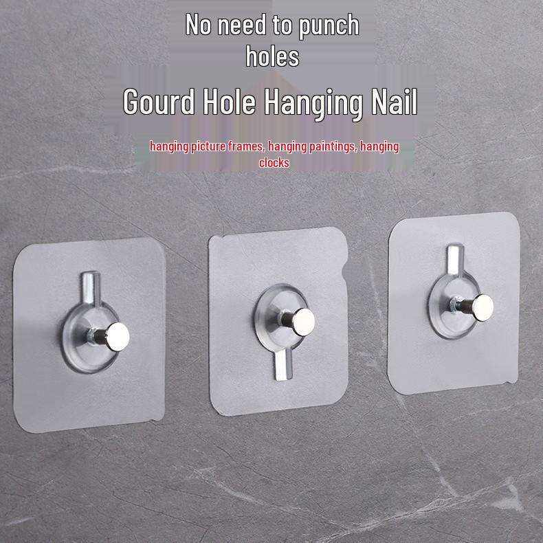 Wedding Photo Invisible Wall Hook - No-Punch Strong Adhesive Seamless Nail