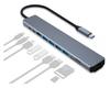 Dockingstation HUB USB-C HDMI 4k USB 3.0 87W LAN PD Power Delivery 87W