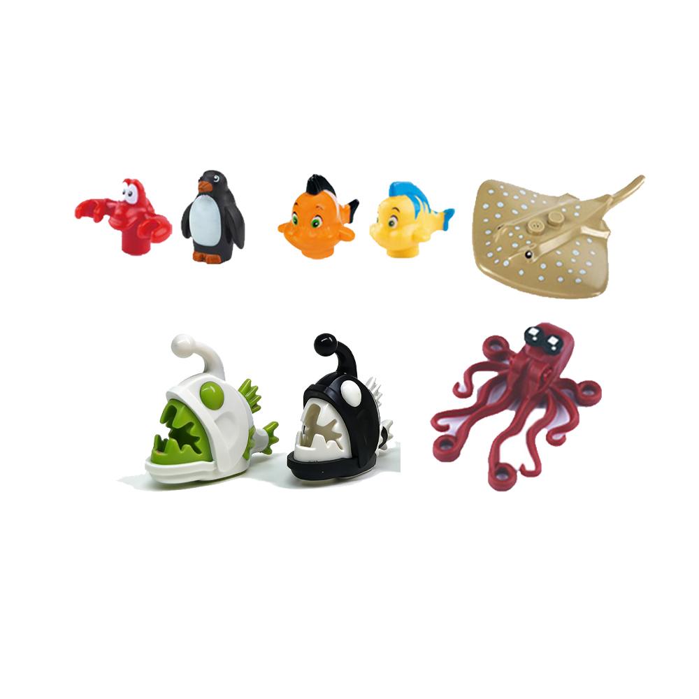 Afrikanische Wildtiere Bausteine Set Löwe Elefant Kamel Hirsch Wolf Giraffe Spielzeugmodell für Kinder Kreatives Kindergeschenk Stein S041