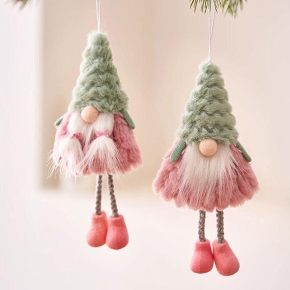 

Santa Claus Christmas Plush Snowman Pendant Snowman Christmas Tree Pendant New Year Style 4