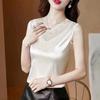 New suspender large size women's clothing spring and summer inner shirt outer wear sleeveless backing lace V-neck top vest women's trend