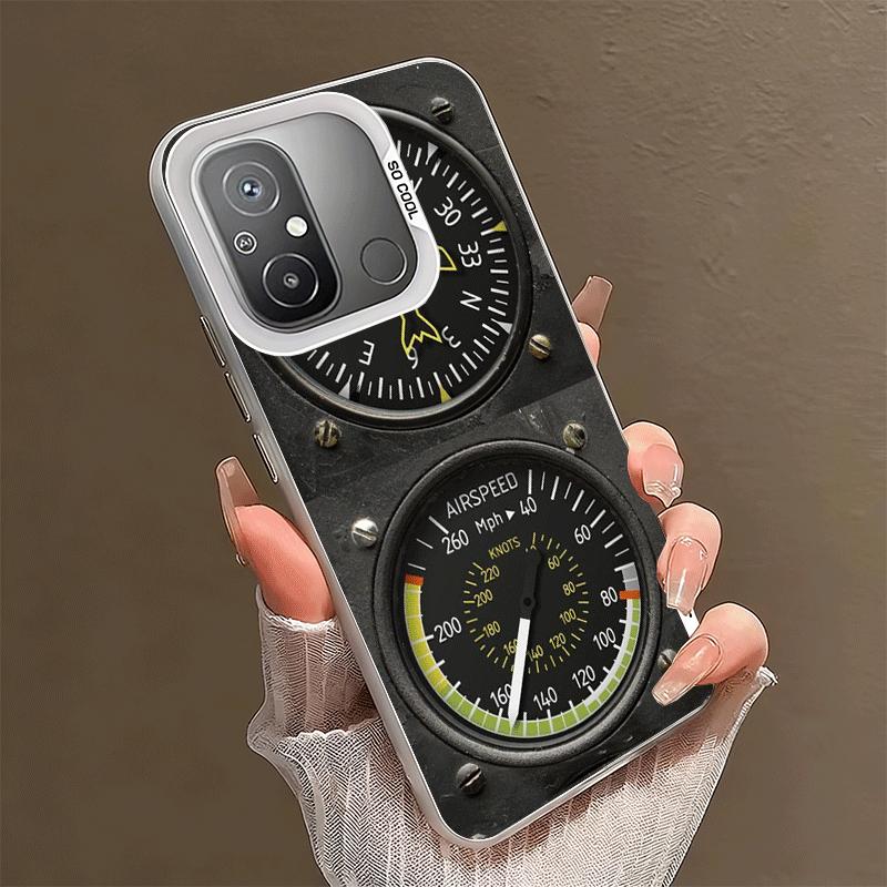 

Aircraft Instrument Cockpit Radar Soft Phone Case for Xiaomi Redmi 15C 15 14C 13C 12C Poco X5 X6 X7 Pro X3 F8 F7 Ultra M8 13 12 Xiaomi Poco X6
