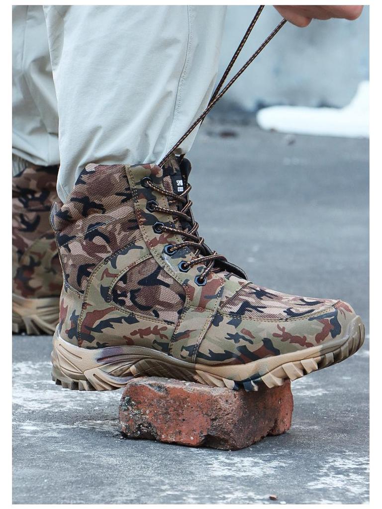 Men's Extra Thick Snow Boots - Wool, Cotton, High Top, Winter, Plus Velvet, Outdoor Cold-Proof