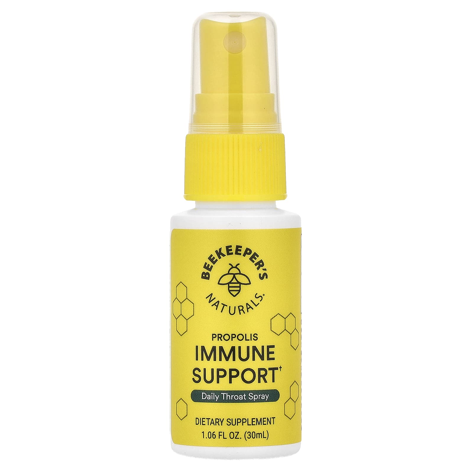 

Beekeeper S Naturals, B. Immune, Propolis Throat Spray, 30 Ml (1.06 Fl Oz)