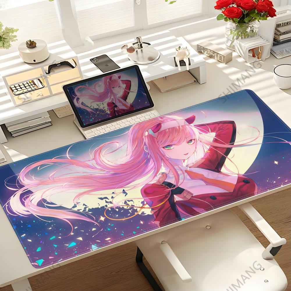Nonslip Computer Mousepad HD Printing Quick delivery Gamer Desk Mat Accessories Zero Two Darling In The FranXX  XXL Table Pad