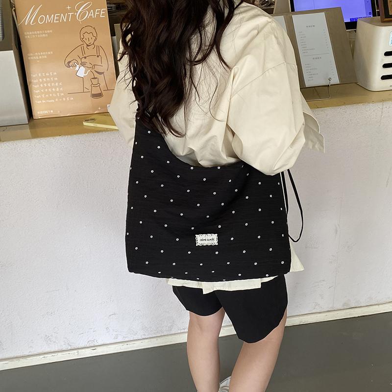Sommer Neu Stilvoll Reißverschluss Design Cool Schultertaschen für Damen Kreativ Gepunktet Super Meeresurlaub Crossbody Taschen