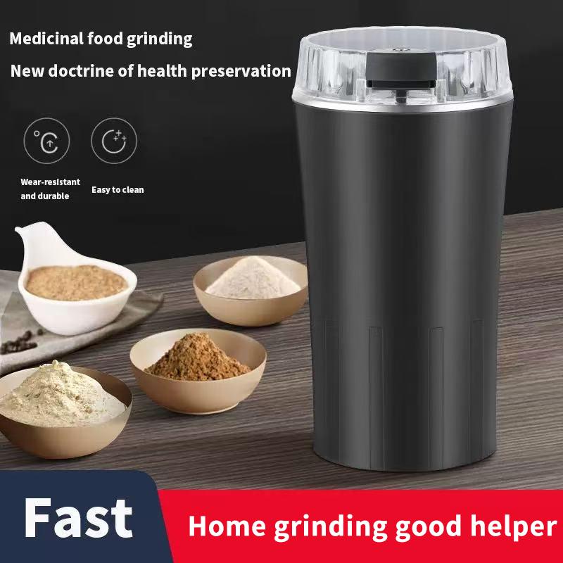 Electric Grain Spice Grinder 8 Stainless Steel Blades Fast Grinding Low Power for Student Dorm Coffee Making Use