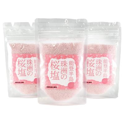 Shinkai Salt Industry Value Noto Suzu Salt 100g X 3 Set (Sakura Salt)