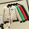 Soft and Lightweight Padded Jacket Women's Short Baseball Uniform Padded Jacket Female Student Winter Jacket Small Padded Jacket