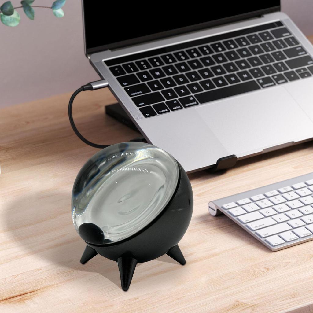 Fluid Lamp, Dancing Couple Ornament, Music Display, Dance Decorative Ferrofluid for Bedroom