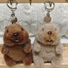 Plush Toy Marmots Keychain Children Function Collectible Bag Accessory Gift Doll