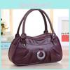 Elegant Pure Color Handbag For Women With Soft Pu Leather And Classic Design