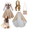 MEGAN Cosplay-Kleid für Kinder, Mädchen und Frauen, KI-Puppen-Roboter, Megan-Kleider-Uniform, MEGAN Cosplay-Kostüm für Mädchen und Erwachsene, Halloween-Kostüm