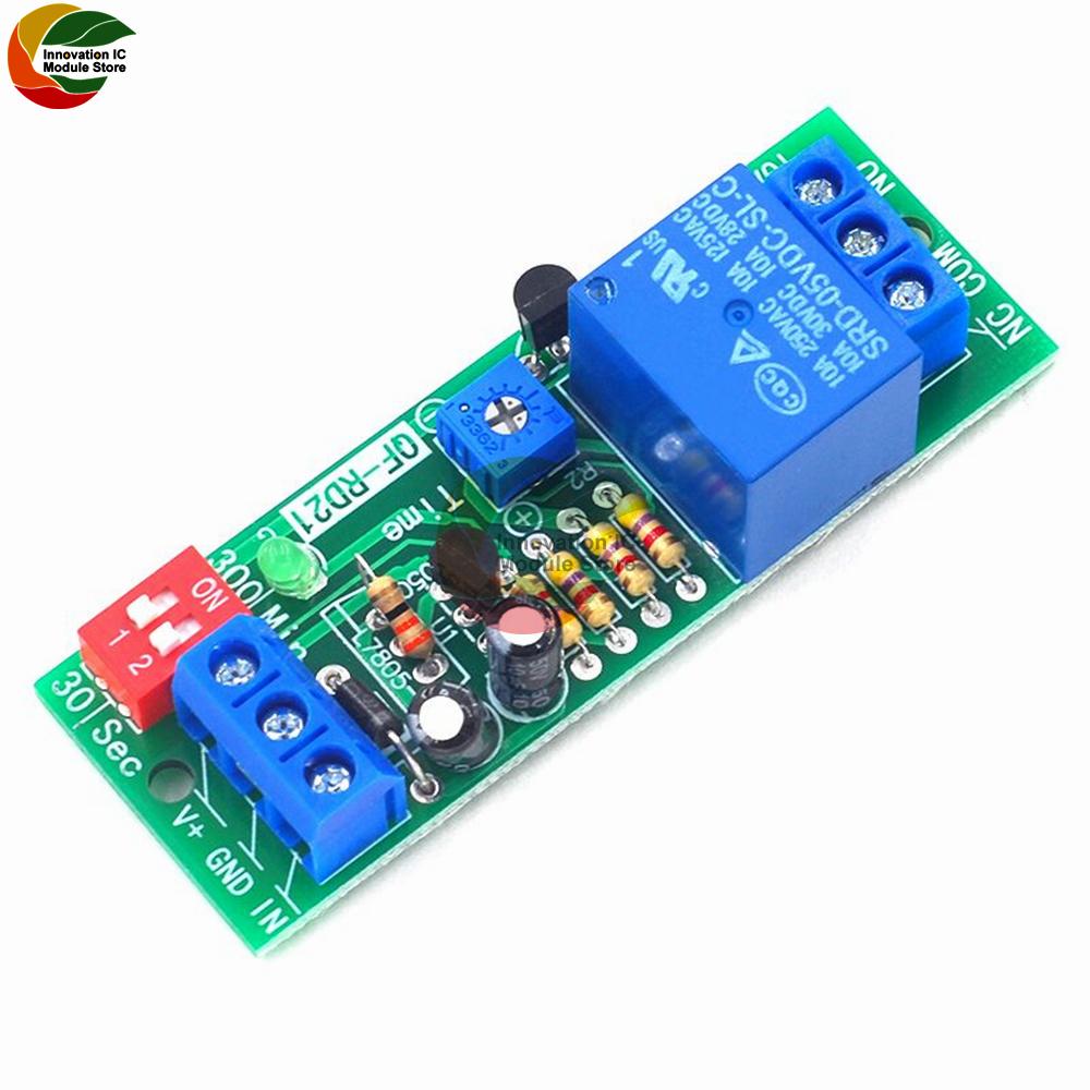 Power-off delay disconnect relay module power-off delay module delay circuit 5V12V24V anti-restart delay relay module