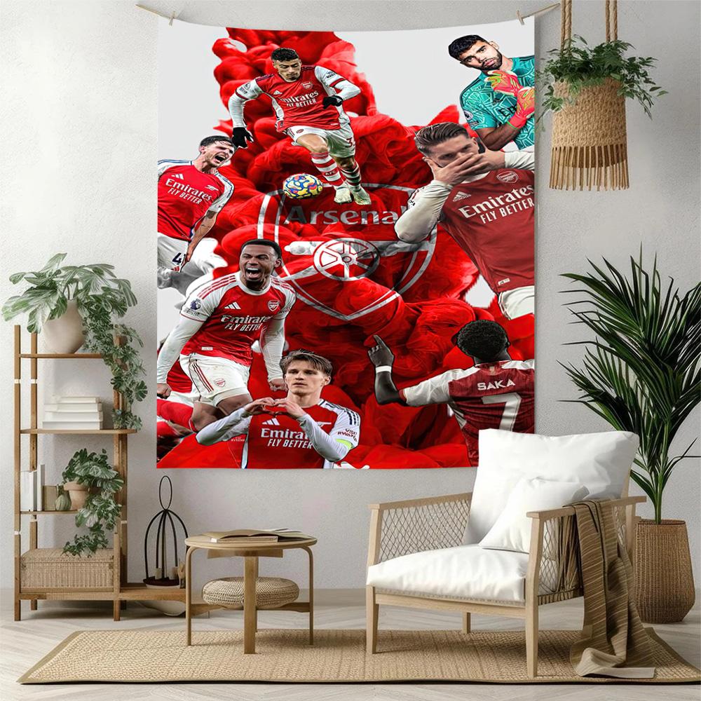 Arsenal Wall Decor Tapestry Art For Pet Memorial Birthdaywedding Party Backdrop Family Gift