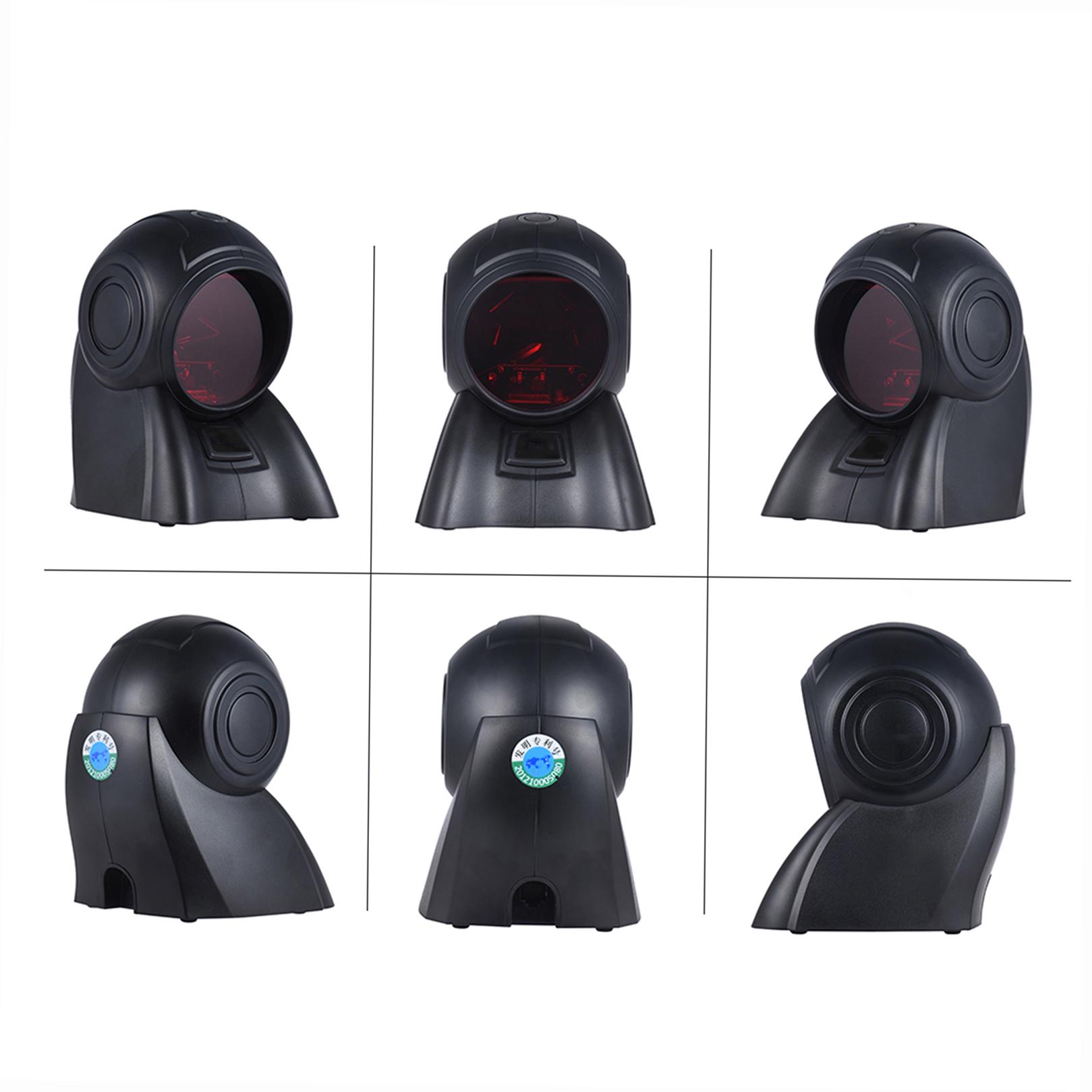 

Omni directional 20 Lines 1D USB Orbit Barcode Scanner Reader Auto Scanning 1800t s Speed 30 degrees Adjustable Head