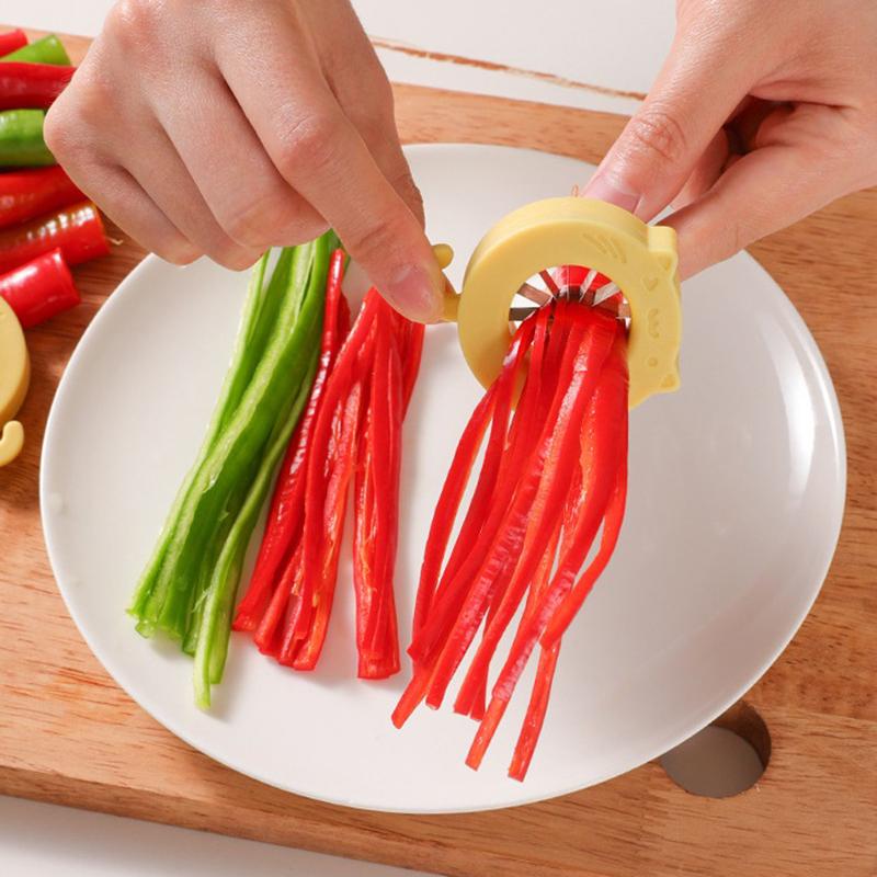 Zelená cibule Snadný kráječ Škrabka Květ švestky Řez Zelená cibule Drátkování Superjemná zeleninová škrabka Kuchyňské doplňky