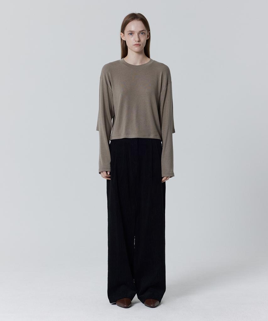 Julliapepe Classic Corduroy Slacks (Black)