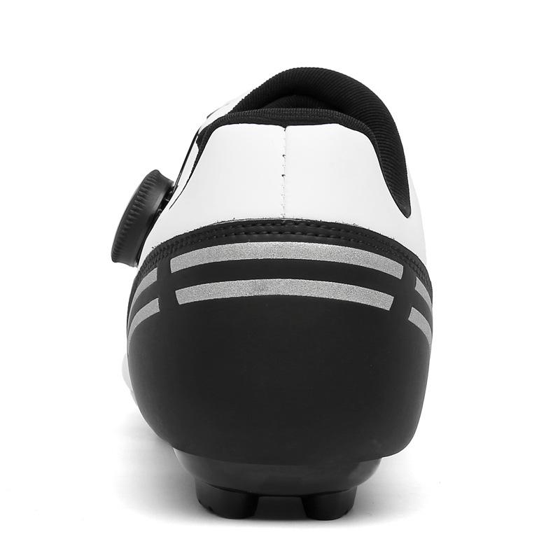 T2021 Cycling Shoes: Versatile Men's and Women's Bicycle Footwear with Rotary Buckle, Lock and Lockless Options, Durable Leather Surface