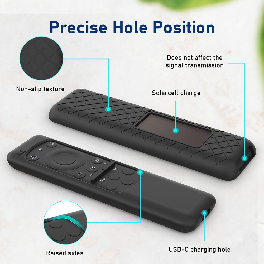 Drop-Proof Shell Shockproof Remote Control Cover Protector Anti-Slip with Lanyard for Samsung BN59-01432A 01432B