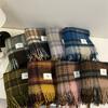 New Maillard plaid scarf women's autumn and winter ins scarf retro imitation cashmere student thickened scarf manufacturer