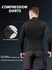 1PCS Men Running T shirt Quick Dry Bodybuilding Sport Shirt Long Sleeve Compression Top Fitness Tight Rashgard Gym T-Shirt Men