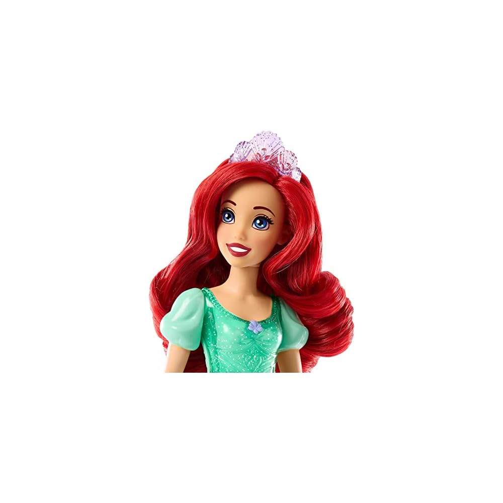 Mattel Disney Disney Princess Ariel Doll 100th Anniversary Celebration Dress-Up Toy for Ages 3 and Up
