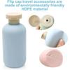3Pcs for Toiletries 200ml Refillable Squeeze Travel Container Sub Package Squeeze Bottles for Shampoo Travel Bottles