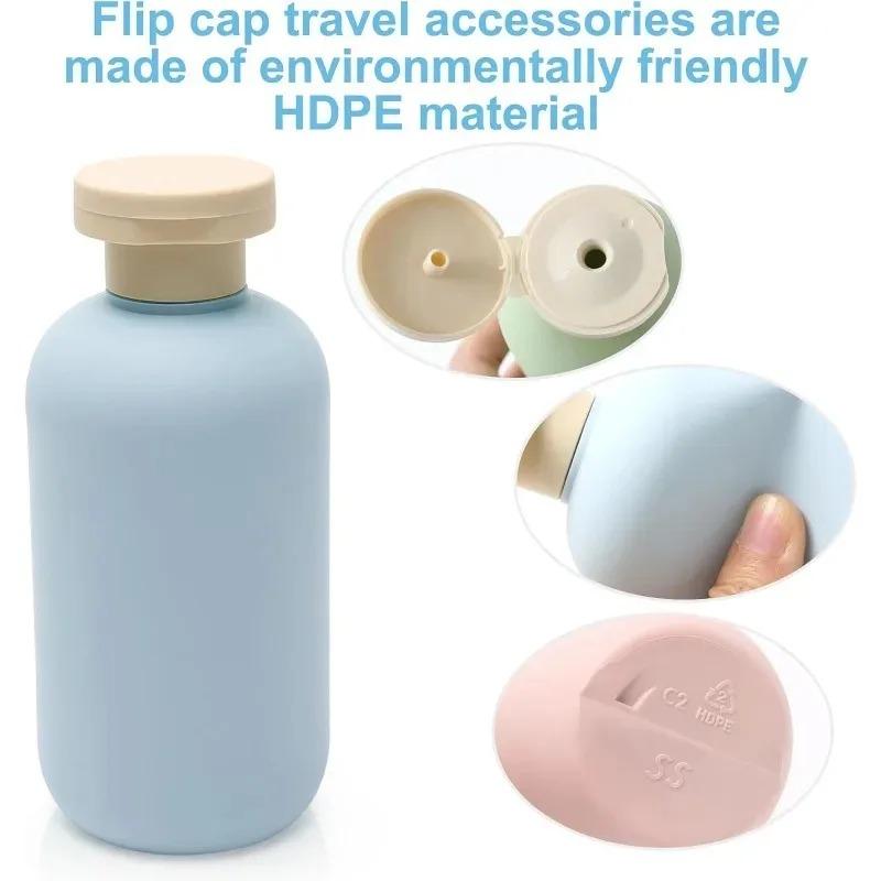 3Pcs for Toiletries 200ml Refillable Squeeze Travel Container Sub Package Squeeze Bottles for Shampoo Travel Bottles