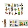 Shan Hai Jing Collectible Pvc Figurines Shark And Stickman Miniatures For Display