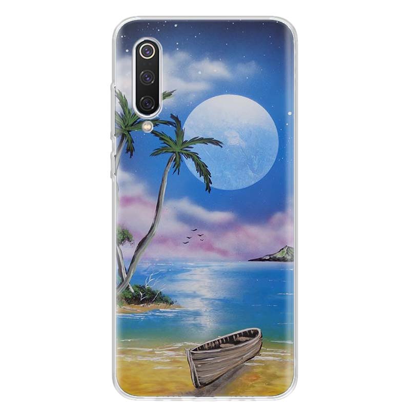 Sea Tropical Palm Trees Beach Phone Case Cover for Xiaomi Redmi Note 15 14 13 12 11 Pro Plus 14S 12S 11S 11T 11E 10S 10 Customiz