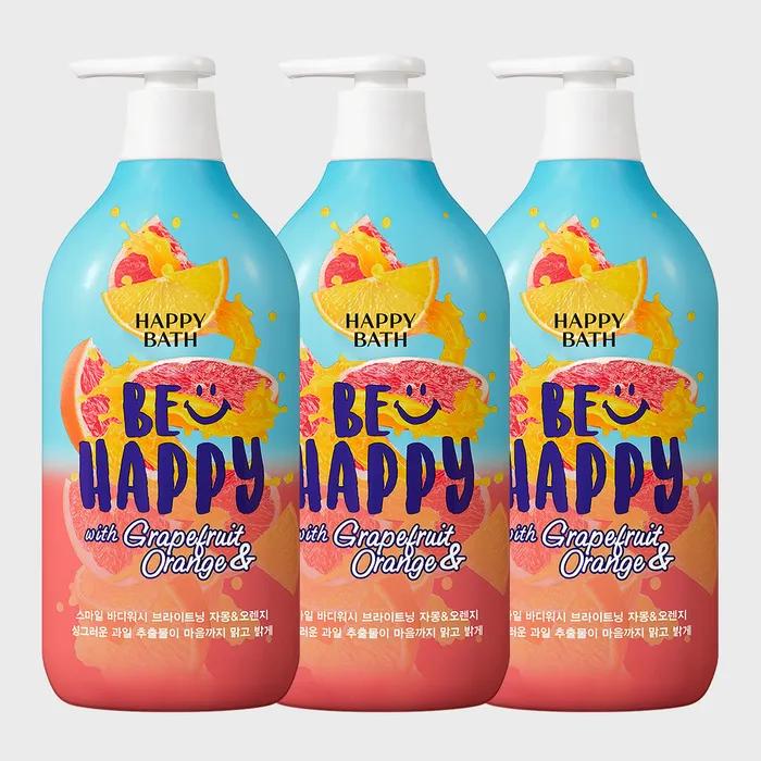 Happy Bath Smile Body Wash 3 Pack (Optional)