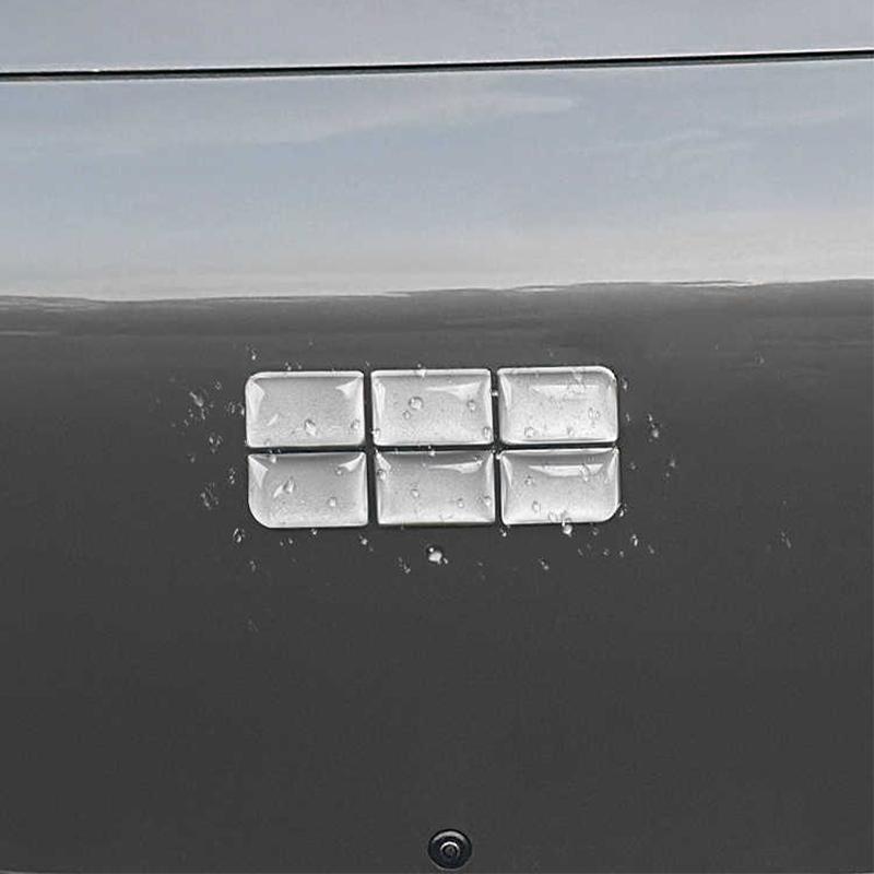For Geely EX5 Galaxy E5 2024 2025 2026 Car Front Emblem Anti Scratch Decorative sticker Crystal Clear Anti Scratch Coating