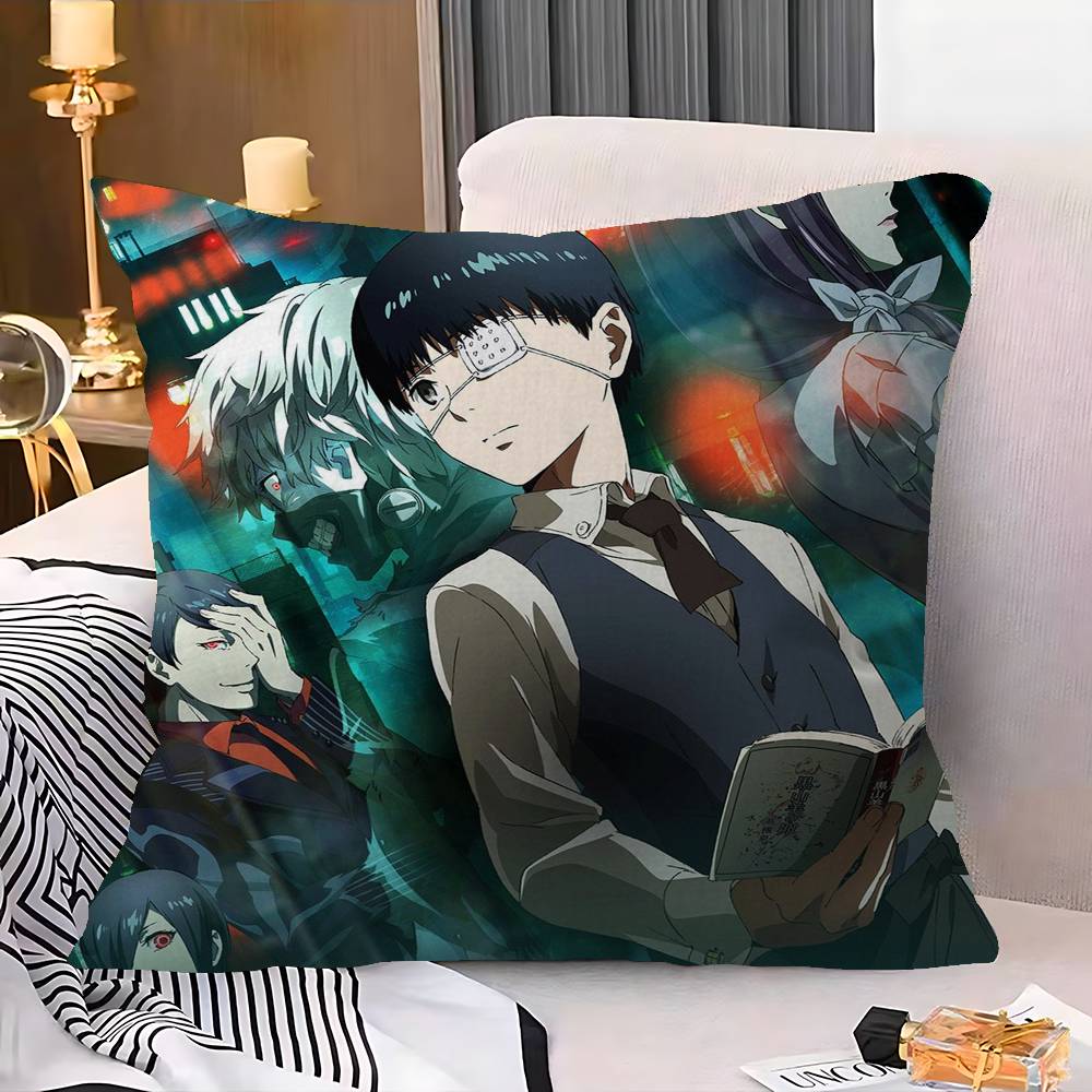 Manga T-Tokyo Ghoul Personalisiertes Bild Text Heimdeko Kissen Haushaltsgeschenke 45x45cm