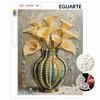 Pearl Painting Art Handmade Lily Flower DIY Pearl Decoration Painting