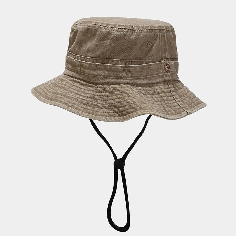 Retro Patching Sun Protection Cap With Wide Brim And Antiinsect Features For Outdoor Sports