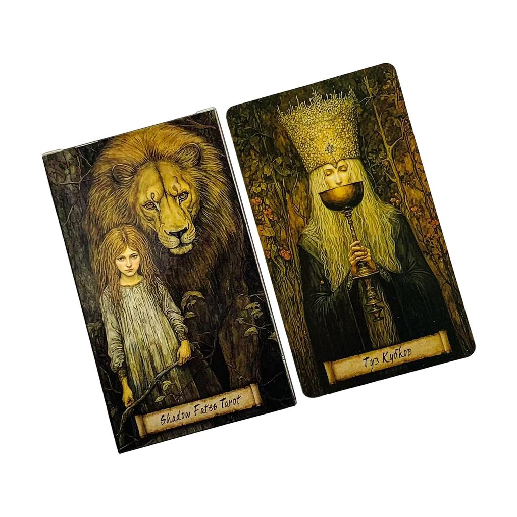 Shadow Fates Tarot Deck English Version Of The Prediction and Divination Game Cards,Holiday Games Halloween and Christmas Gifts