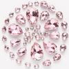50pcs Hand-Sewn Water Drop Rhinestones: Colored Crystal Glass for DIY Wedding Dress and Clothing Accessories