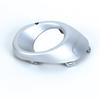 For Mitsubishi Outlander 2013 2014 2015 Car ABS Silver Black Front Bumper Fog Light Lamp Cover Frame Bezel Shell Hood