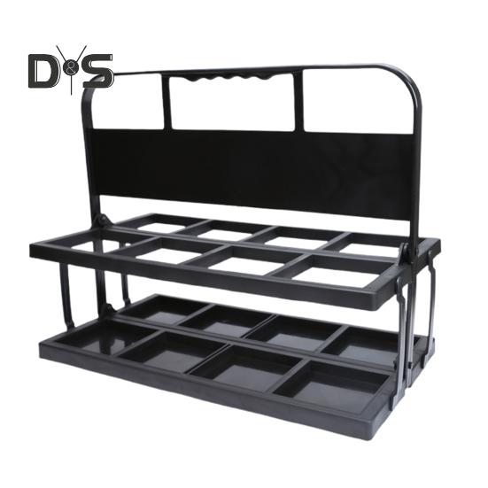 

Держатель для стакана с водой для спортсменов, складной держатель для бутылок с 8 отверстиями, складной держатель для корзины для спортсменов, держатель для бутылок для путешествий и спорта чёрный