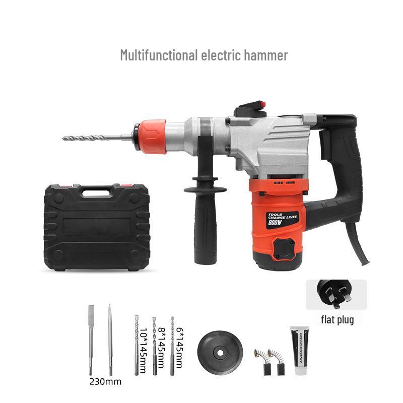 Multifunctional 3-in-1 Electric Drill: Lightweight Hammer & Impact Dual-Use