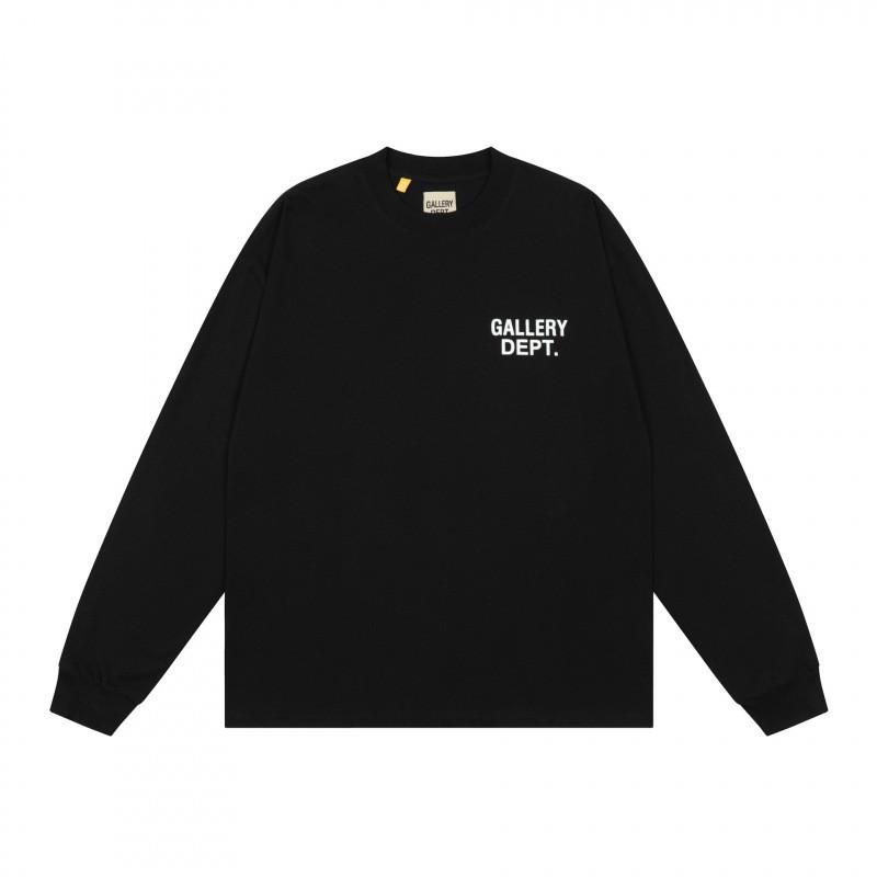 T-shirt da uomo oversize a maniche lunghe in cotone con stampa grafica, top casual streetwear