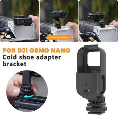 Adaptor Suport Shoe Rece Reglabil cu Rotație 360° Montură Verticală și Orizontală Extinde Cadrul Pentru Accesorii Cameră DJI OSMO NANO