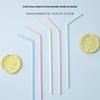 JiaYan Colorful Bendable PP Drinking Straw - Individually Packaged for Water, Soy Milk, and Milk Tea